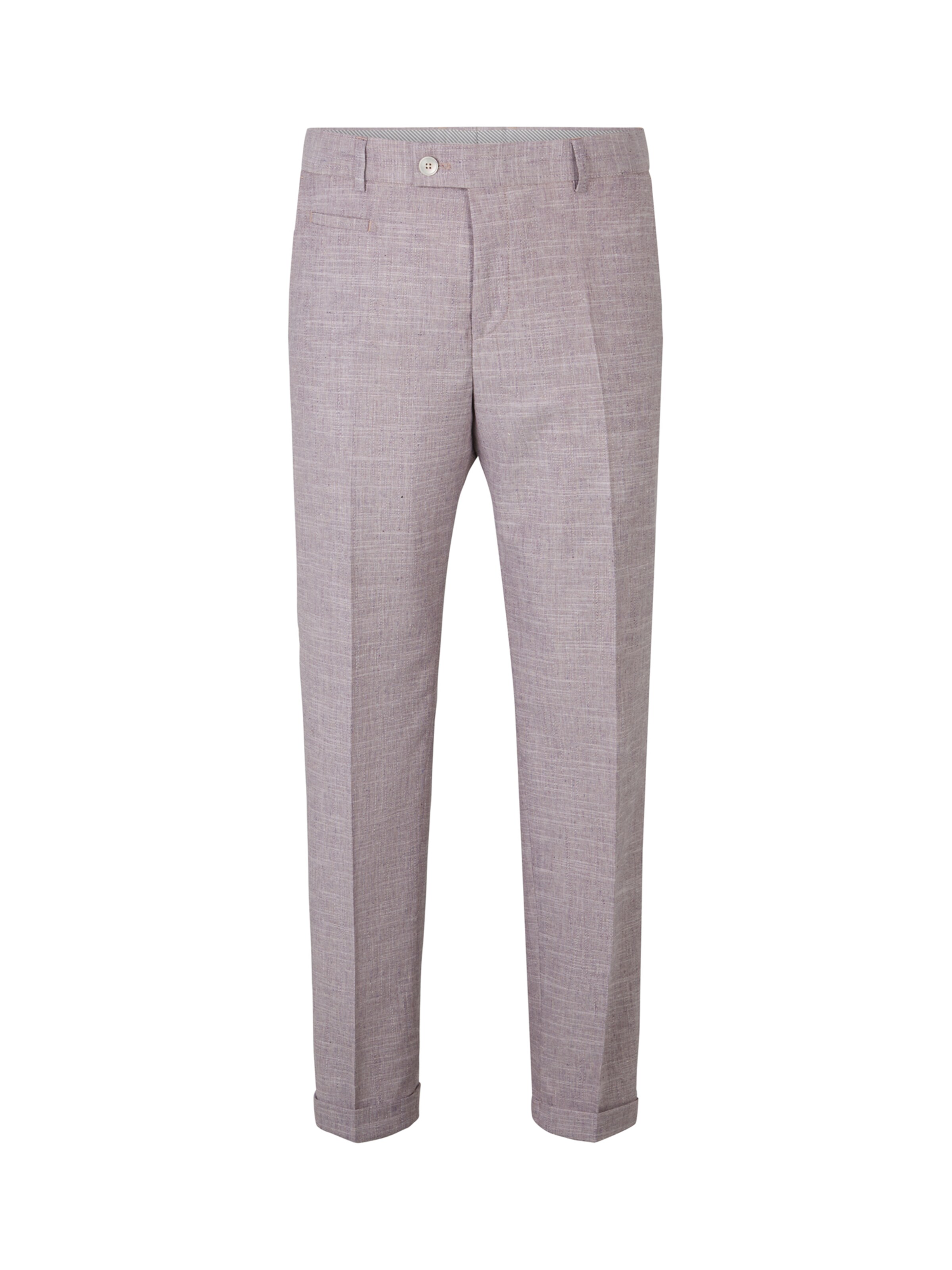 STRELLSON Trousers with creases in Purple: front