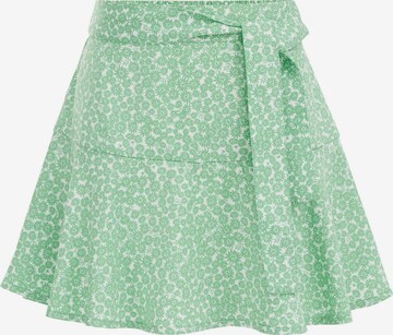 WE Fashion Regular Rok in Groen: voorkant