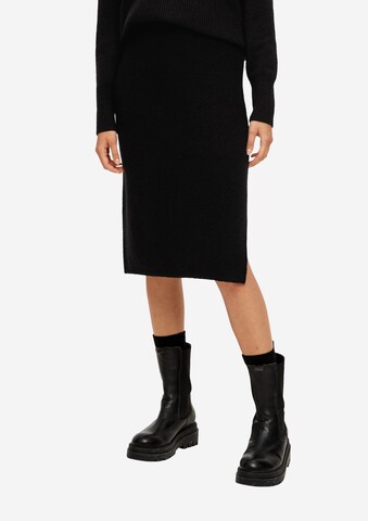 s.Oliver Skirt in Black: front