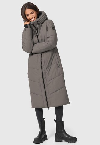 MARIKOO Χειμερινό παλτό 'Nadaree XVI' σε γκρι: μπροστά