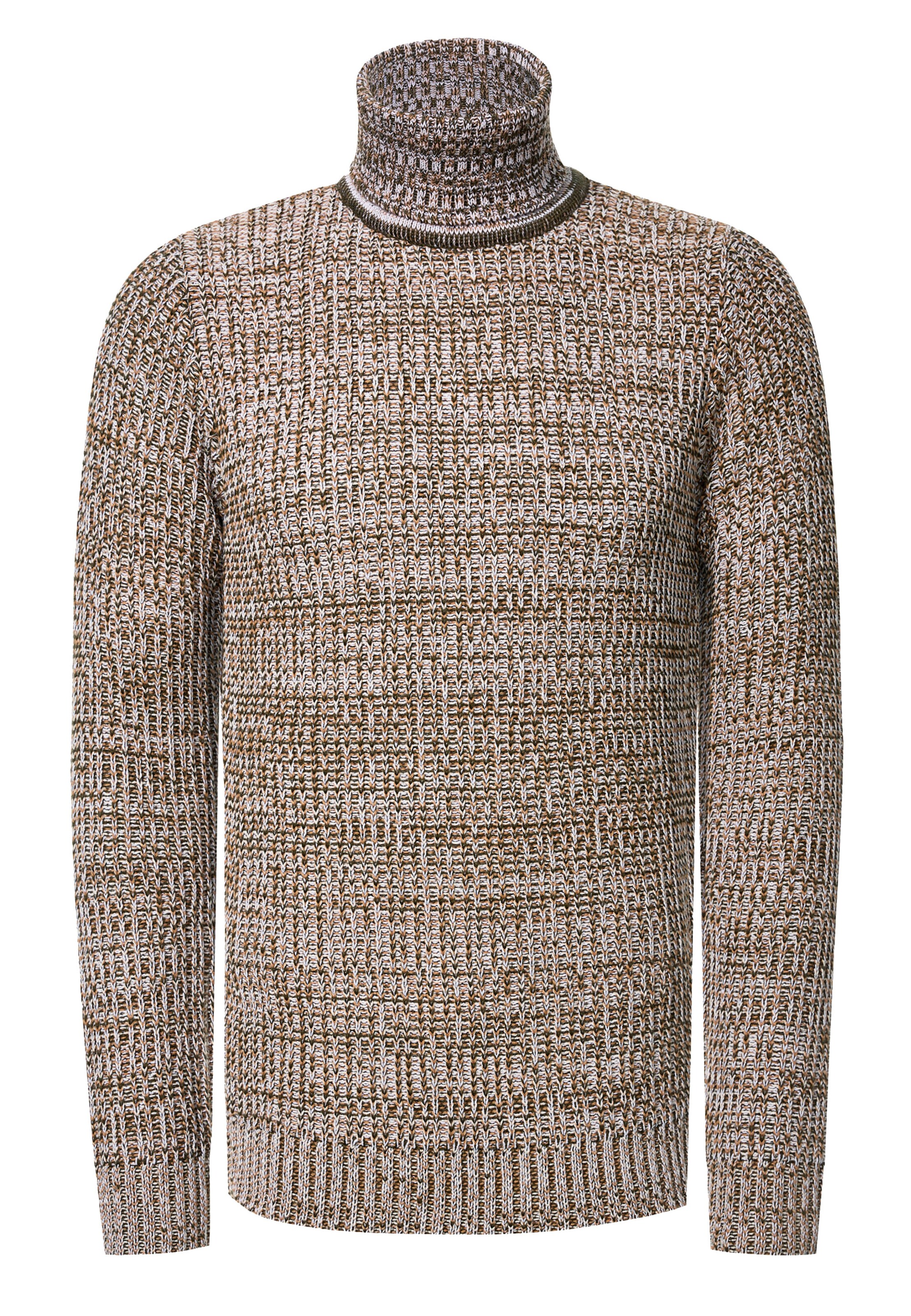 Rusty Neal Trui in Bruin: voorkant