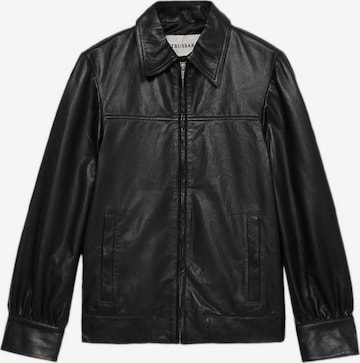 Trussardi - Chaqueta de entretiempo en negro: frente