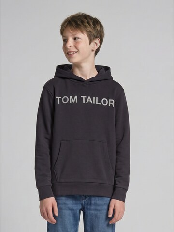 Sweat TOM TAILOR en gris : devant