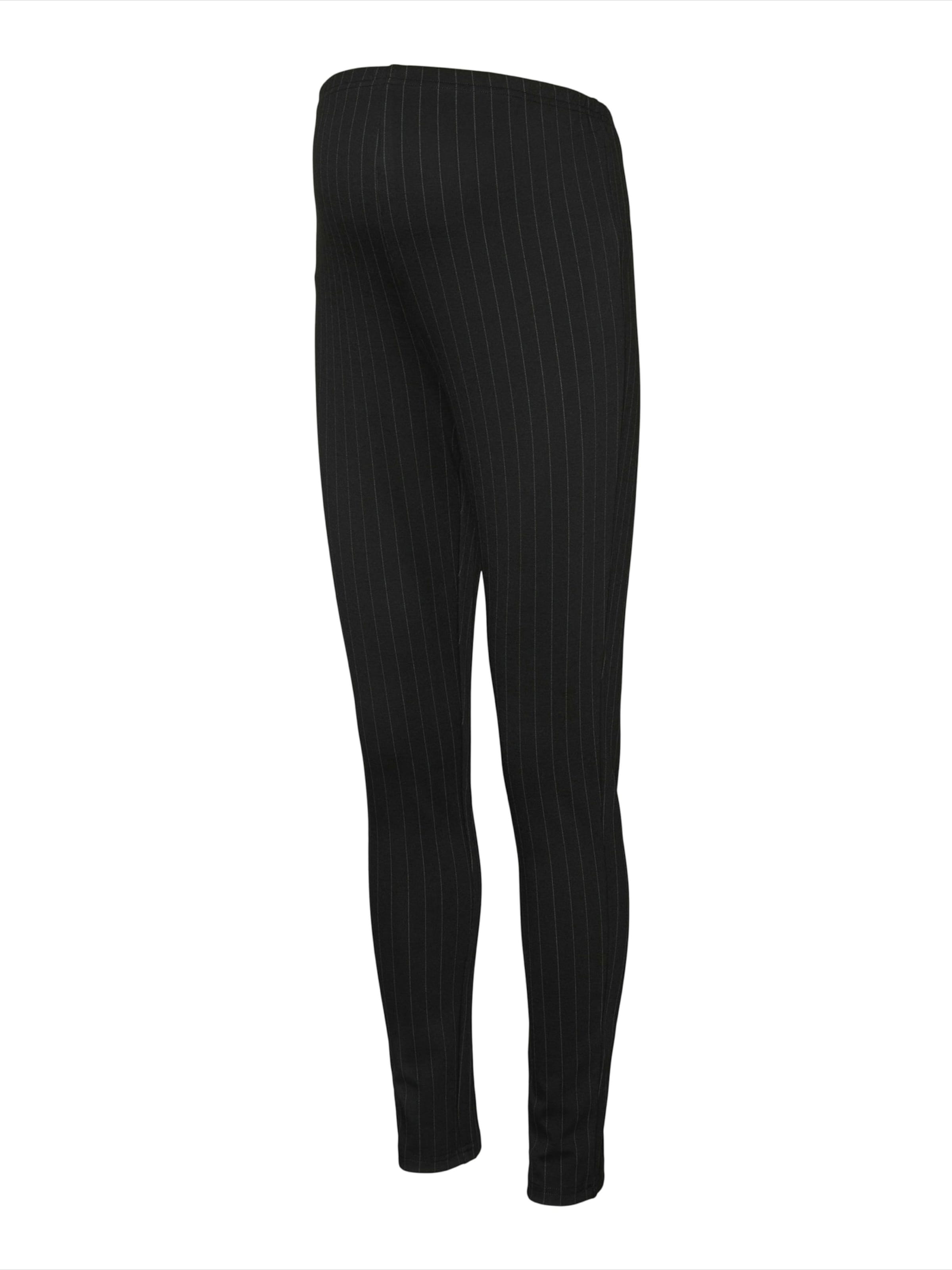 MAMALICIOUS Úzky strih Legíny 'MLTALIA' - Čierna: predná strana