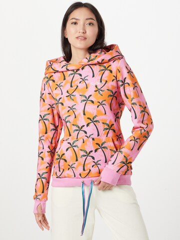 Femi Stories Sweatshirt 'RUM' i rosa: framsida