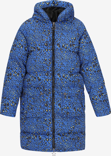 Palton de primăvară-toamnă myMo ROCKS pe albastru / galben / negru, Vizualizare produs