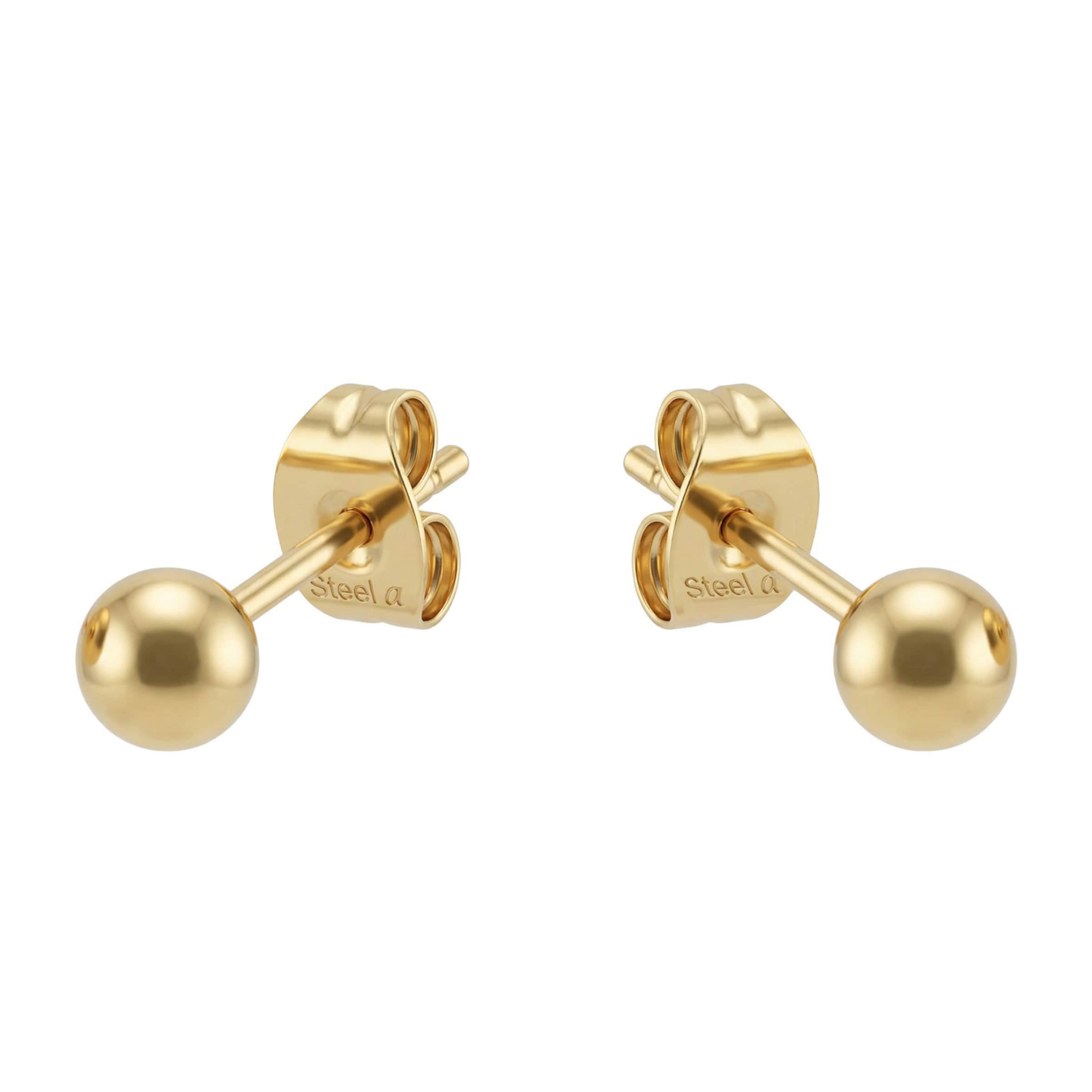 AMOR Ohrringe in Gold: Vorderseite