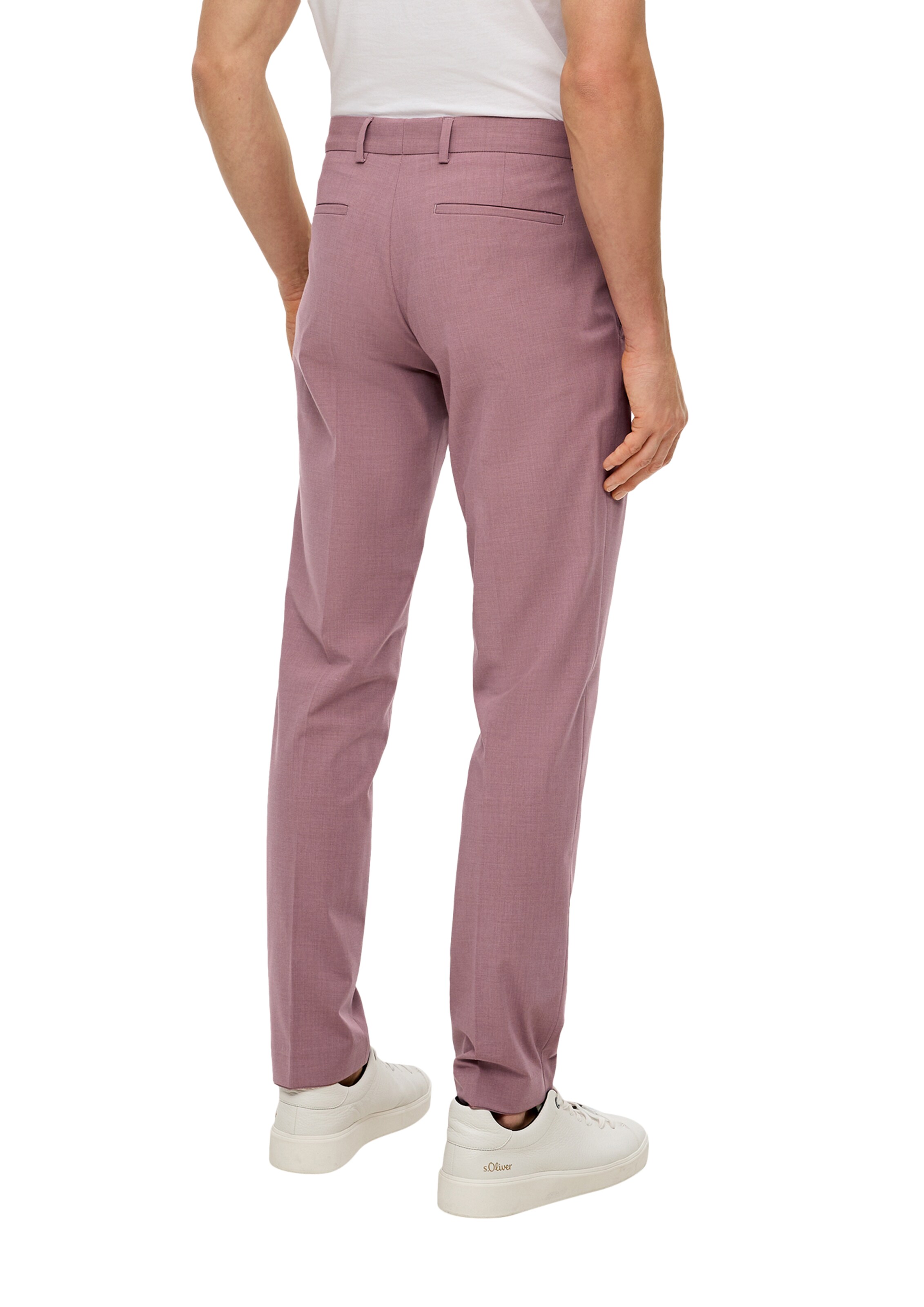 Slimfit Pantaloni chino di s.Oliver BLACK LABEL in lilla