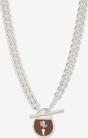 Lauren Ralph Lauren Αλυσίδα σε ασημί: μπροστά