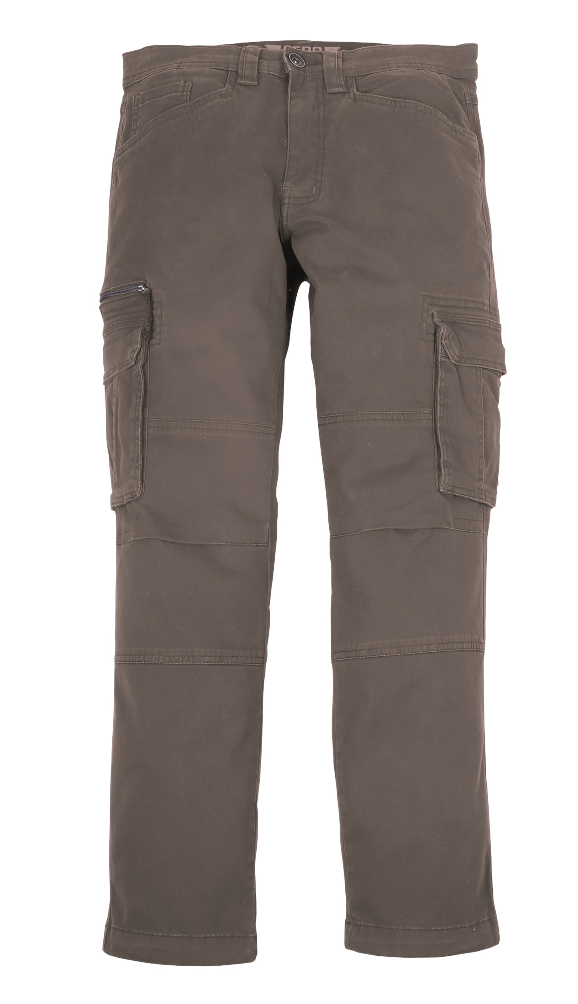 Regular Pantalon cargo 'Calgary' Hero en gris : devant