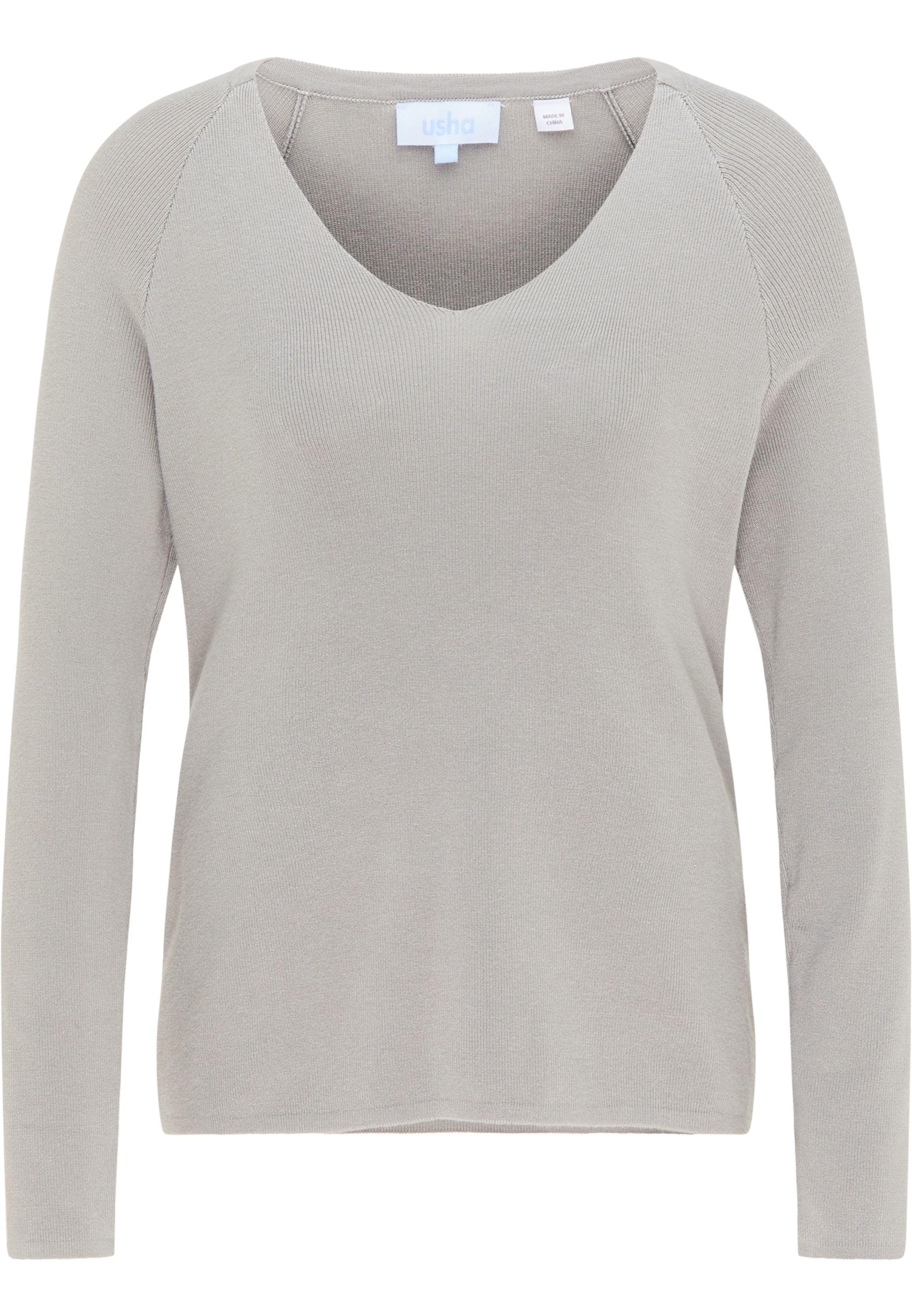 usha BLUE LABEL Pulover | siva barva: sprednja stran