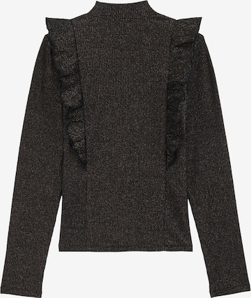 WE Fashion - Camiseta en negro: frente