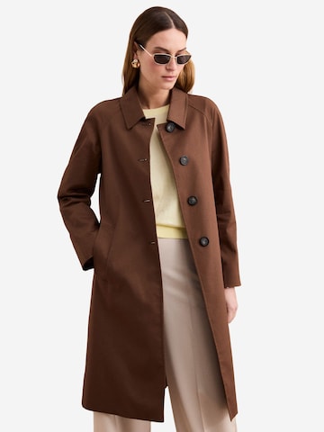 Il Lanificio Between-season jacket in Brown: front