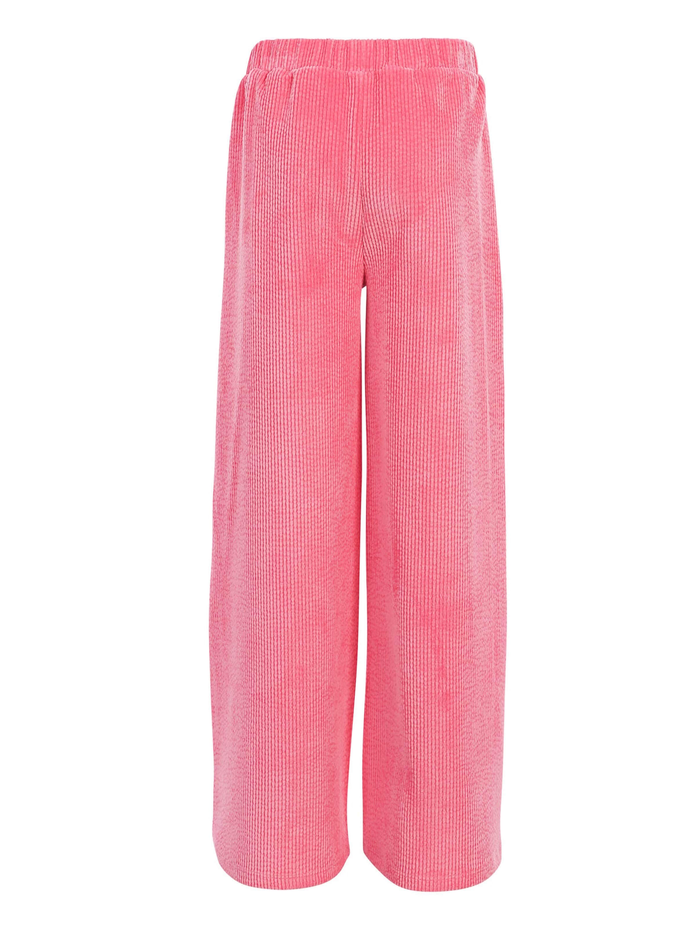 Looxs Revolution Wide leg Broek in Roze: voorkant