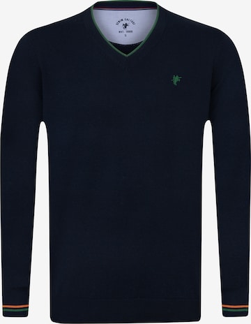 DENIM CULTURE Sweater 'Mark' in Blue: front