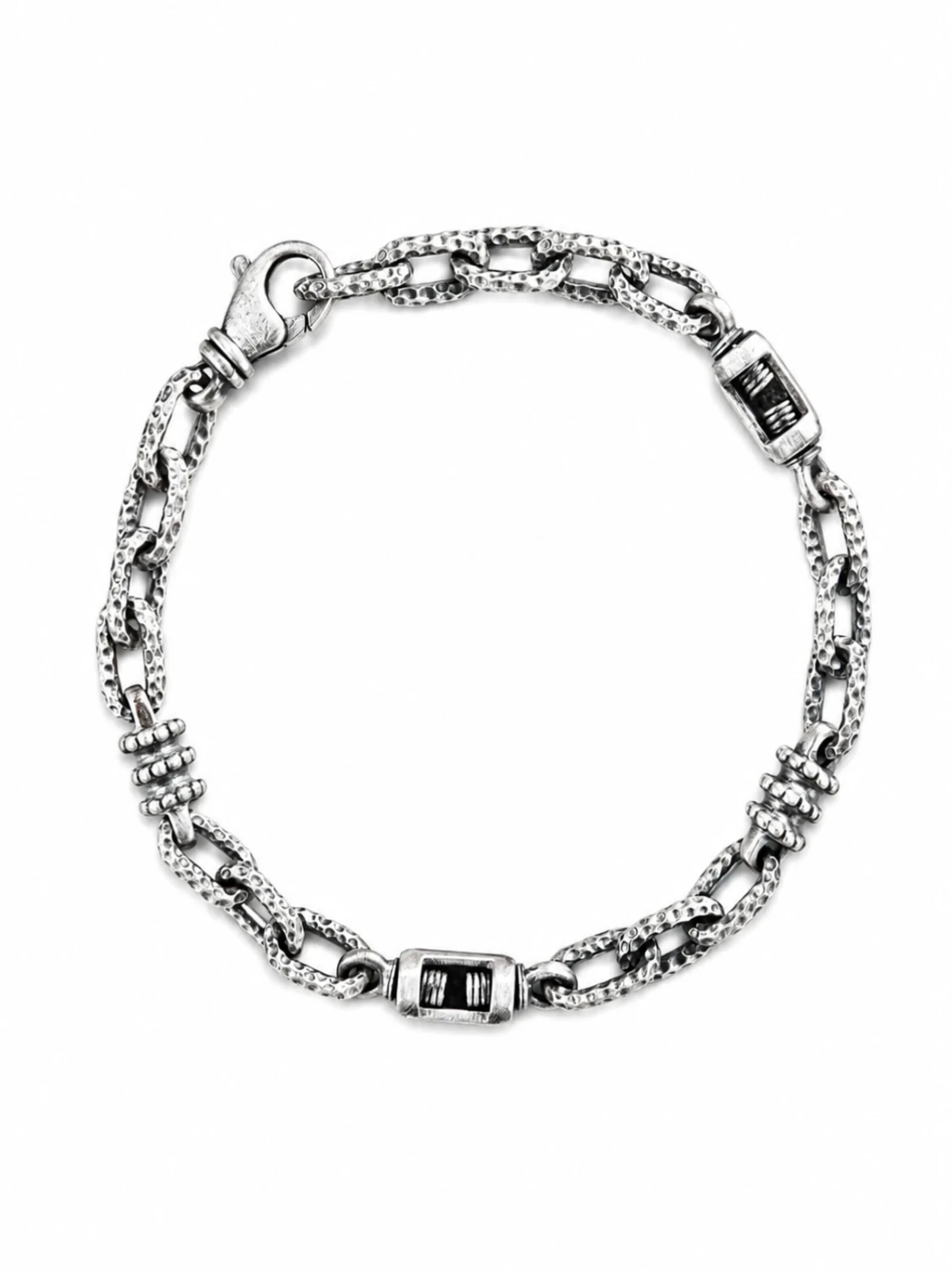 Braccialetto 'FRAGMENT' di REYTEL in argento: frontale