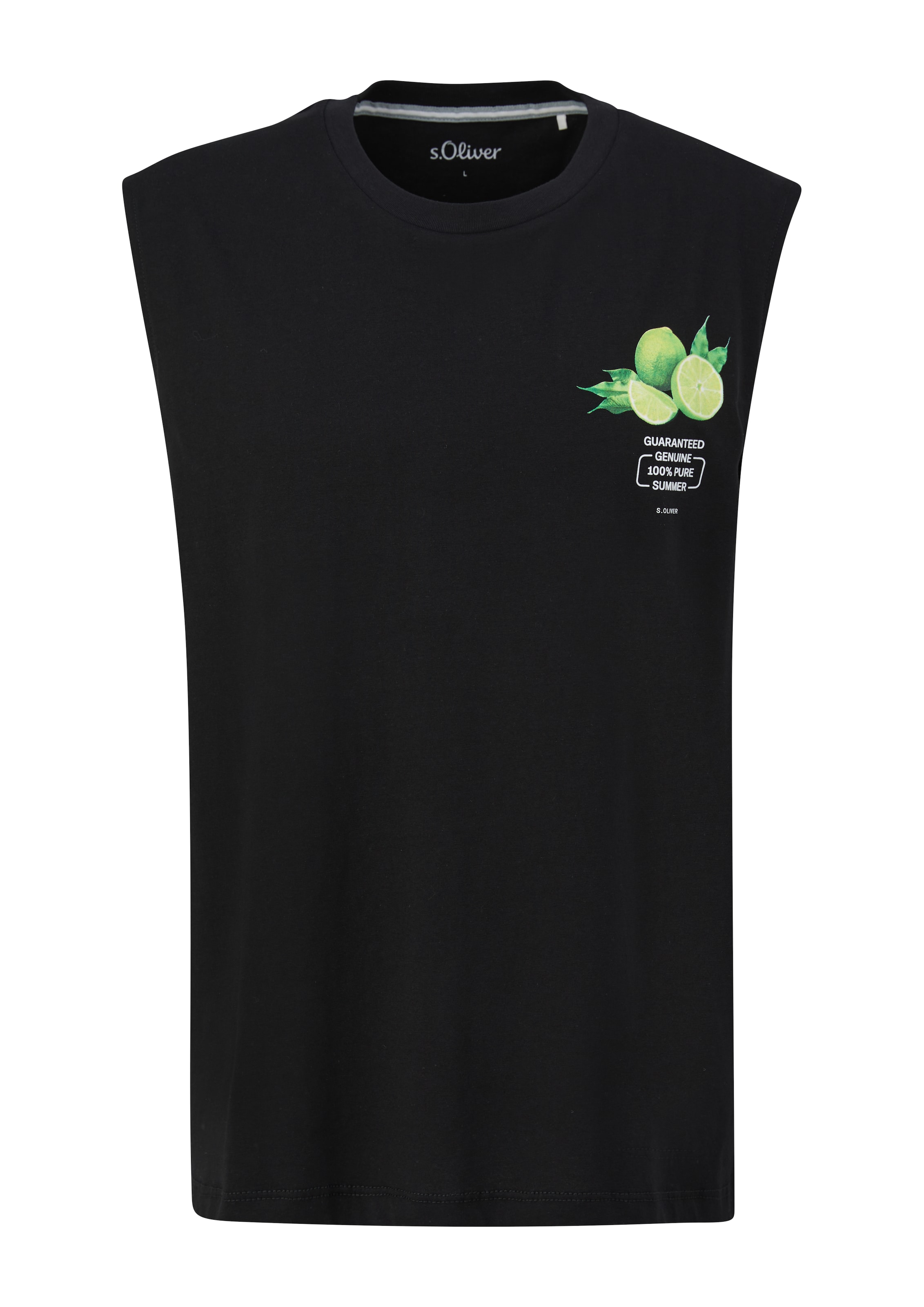 s.Oliver - Camisa em preto: frente