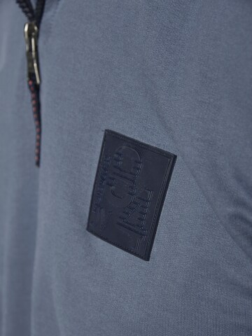 Jan Vanderstorm Sweatshirt 'Jordebenk' in Blauw