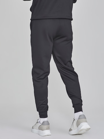 Effilé Pantalon SikSilk en noir