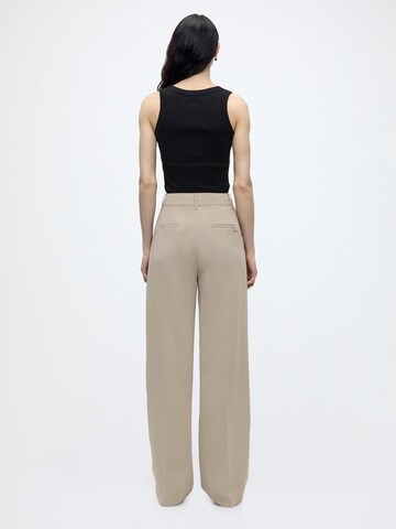Wide leg Pantaloni cutați 'THEOLINE PERFECT' de la GUESS pe gri