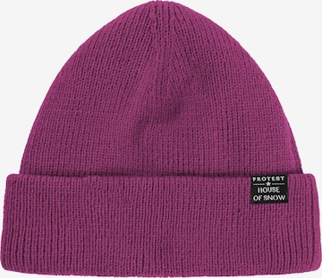 PROTEST Mütze 'PRTKobuk' in Lila: Vorderseite