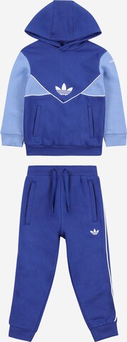 ADIDAS ORIGINALS - Fato de jogging 'Adicolor' em azul: frente