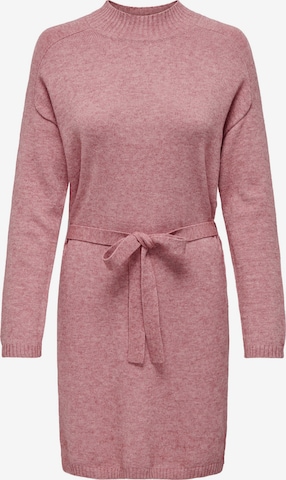 ONLY Úpletové šaty 'Leva' – pink: přední strana