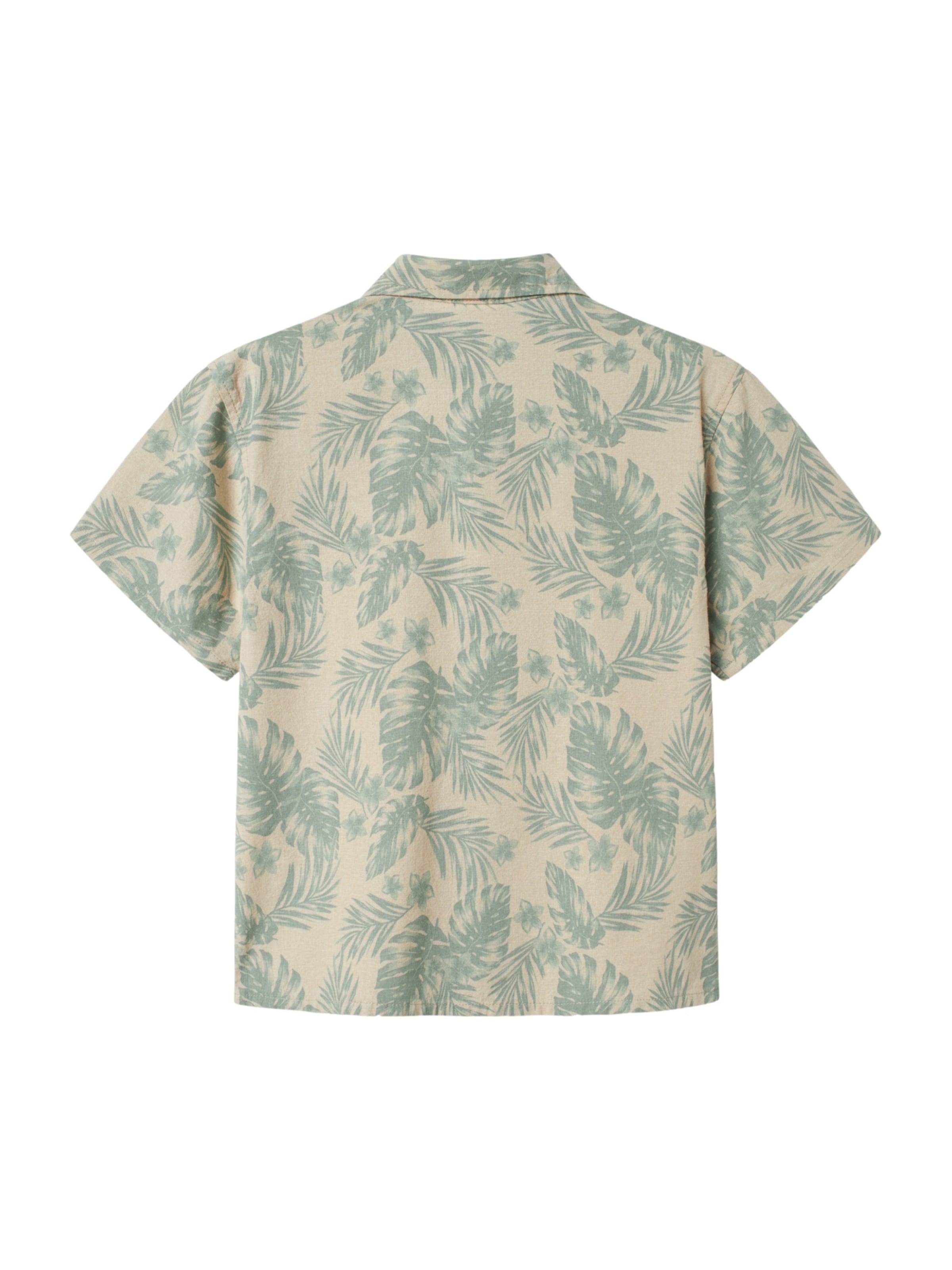 NAME IT - Regular Fit Camisa 'Hejon' em bege