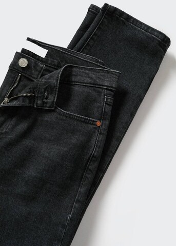 MANGO Regular Jeans 'Claudia' in Schwarz