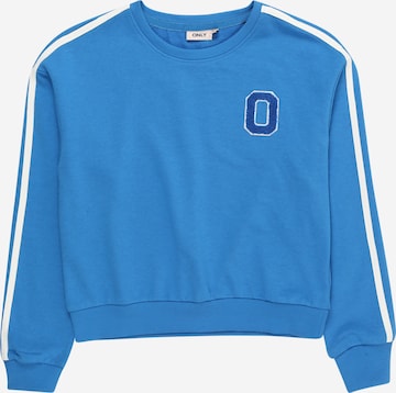 KIDS ONLY Sweatshirt 'SELINA' i blå: forside