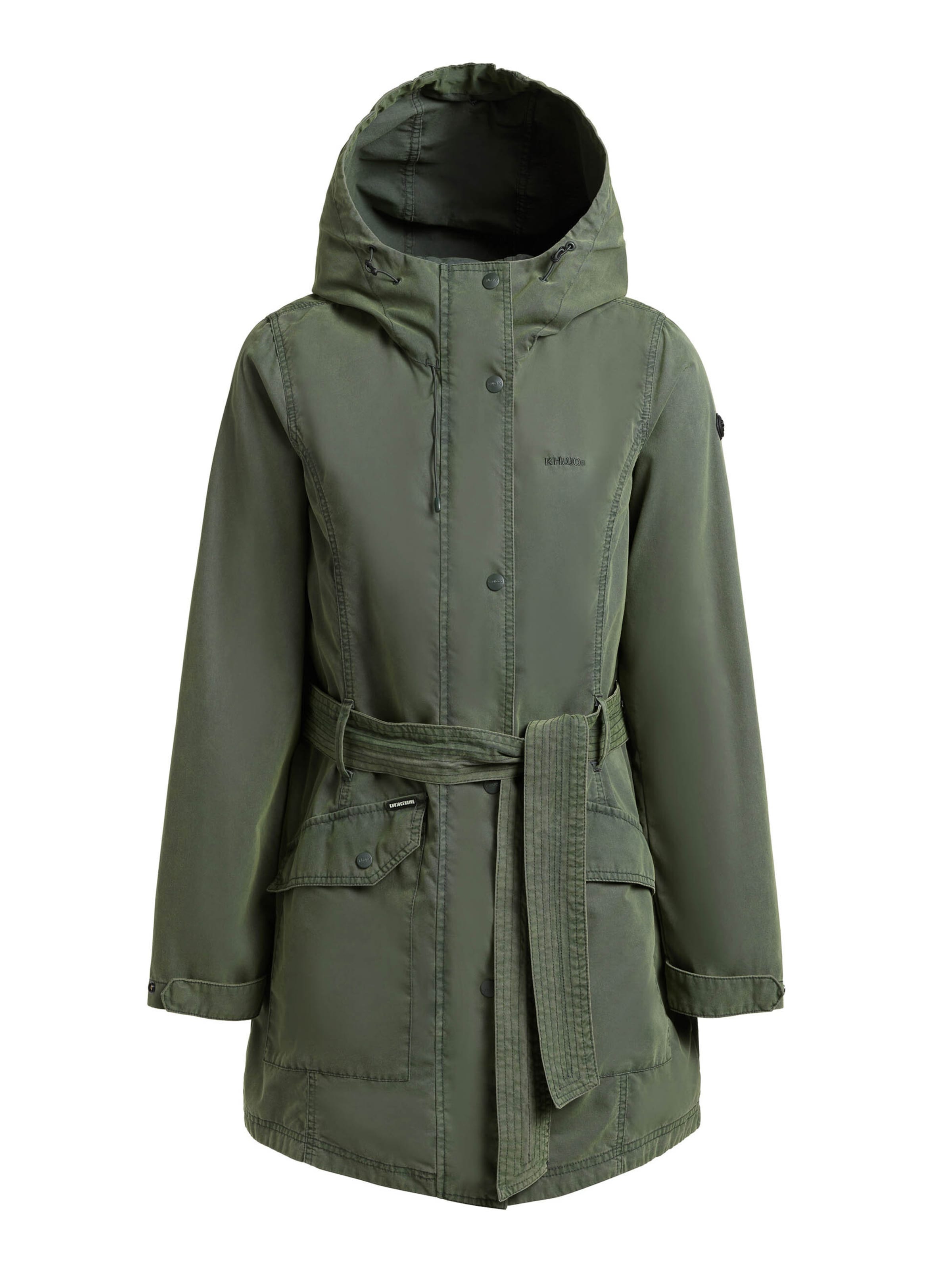 khujo Parka 'Prea' in Grün: Vorderseite