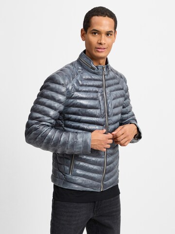 MILESTONE Jacke 'Malik' in Blau: Vorderseite