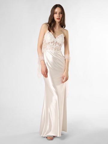 Unique Abendkleid in Weiß: predná strana