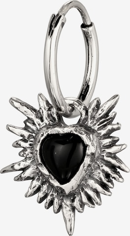 Boucles d'oreilles Haze&Glory en argent : devant