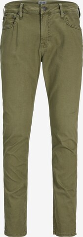 Coupe slim Jean 'Glen Blaine' JACK & JONES en vert : devant