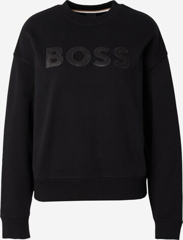 BOSS Sweatshirt 'Econa' i svart: framsida