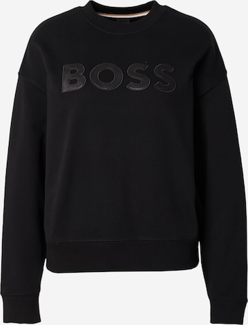 BOSS Black - Sweatshirt 'Econa' em preto: frente