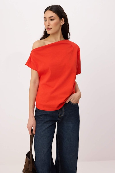 Trendyol T-shirt en XS en rouge orangé, Vue avec produit