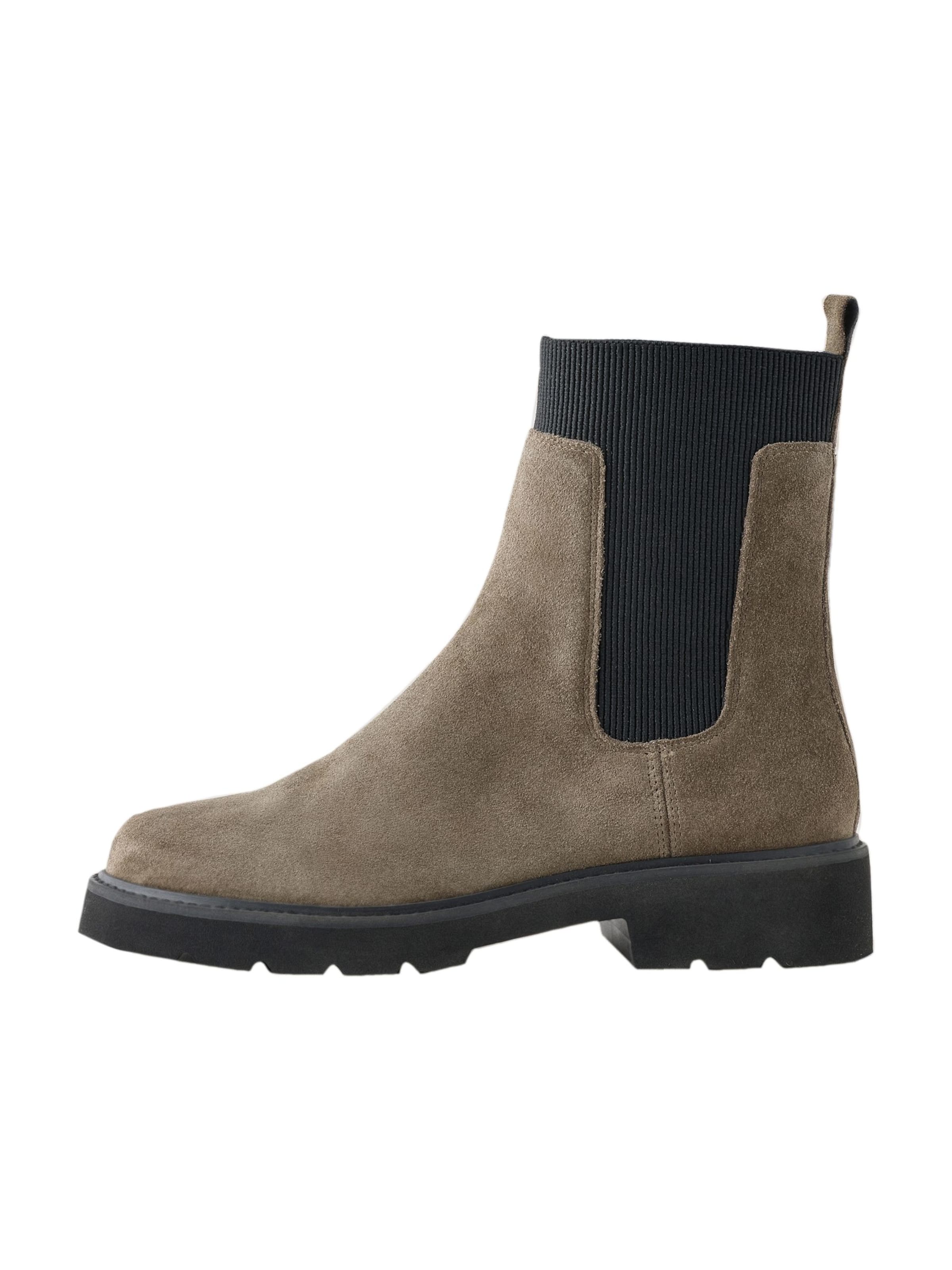 Next - Botas Chelsea en verde: frente