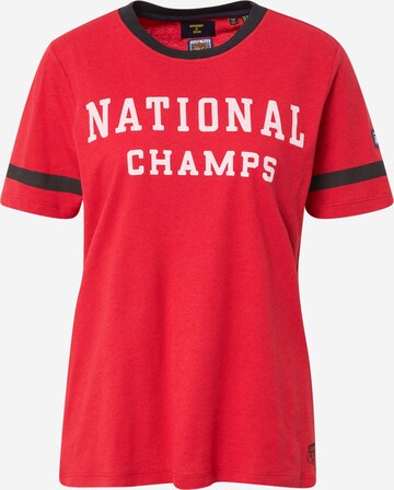 Superdry Shirts 'Collegiate Ivy League ' i rød: forside