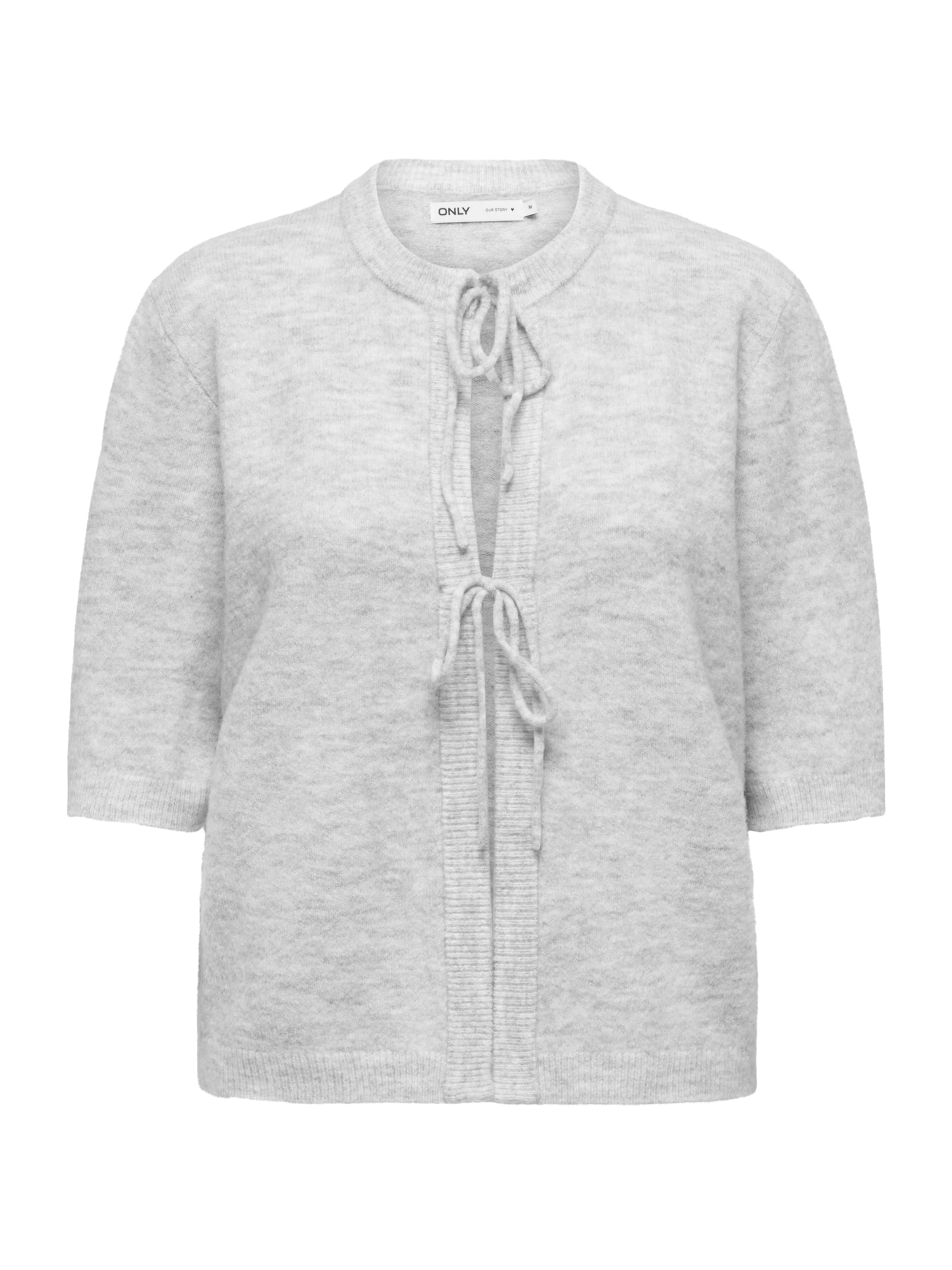Only Petite Knit Cardigan 'ONLSIMONI' in Grey: front