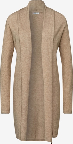 STREET ONE Knit Cardigan in Beige: front