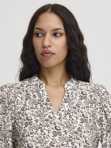 ICHI - Blusa 'HARPER' en marrón