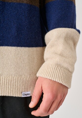 Cleptomanicx Sweater 'El Stripico' in Mixed colors