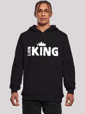 F4NT4STIC Sweatshirt 'Disney König der Löwen Movie Crown' in Zwart: voorkant