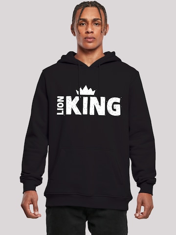 F4NT4STIC Sweatshirt 'Disney König der Löwen Movie Crown' in Schwarz: predná strana