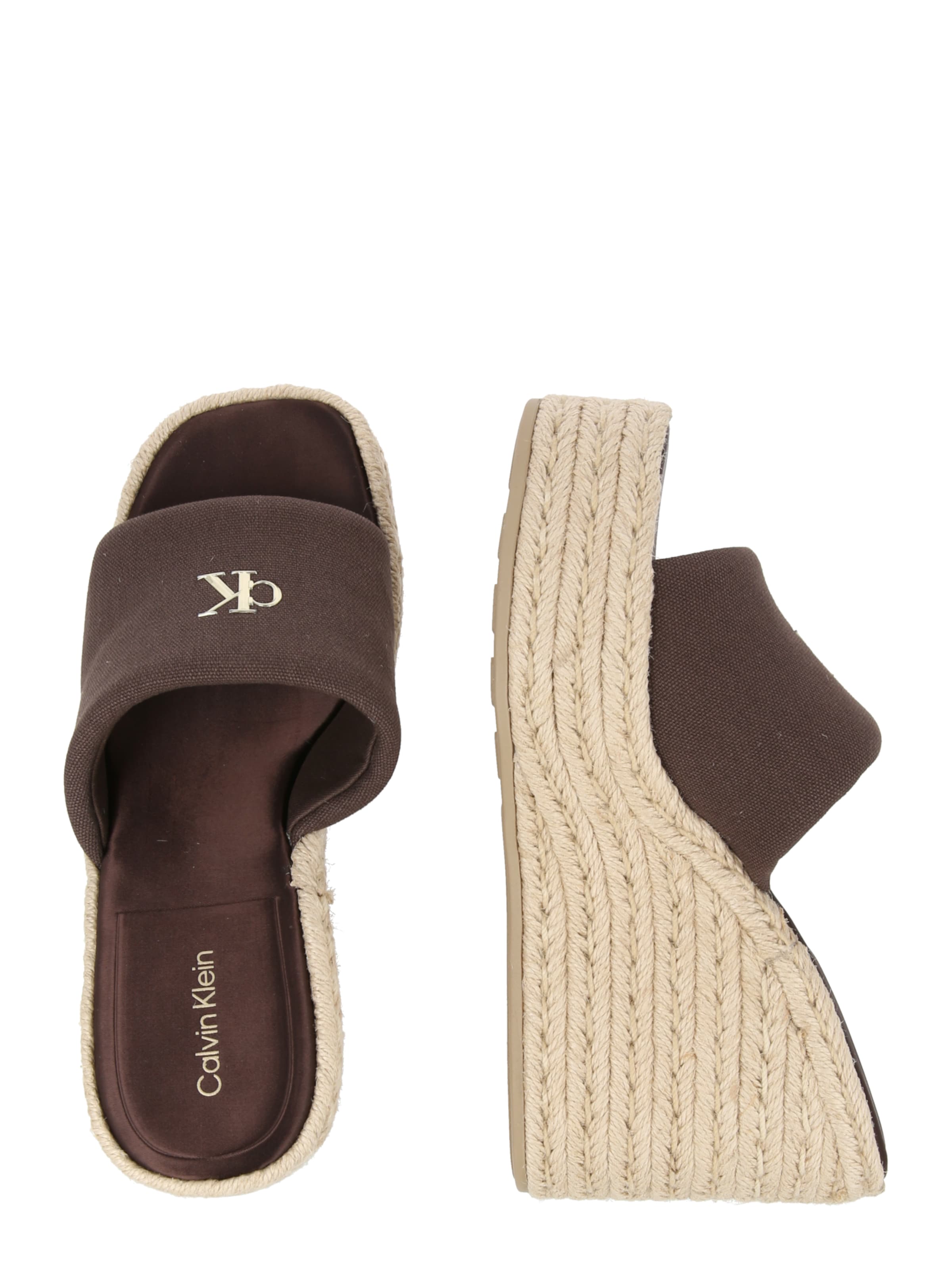 juoda Calvin Klein Standartinis Sandalai