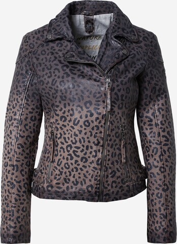 Veste mi-saison 'Cheetah' Gipsy en gris : devant