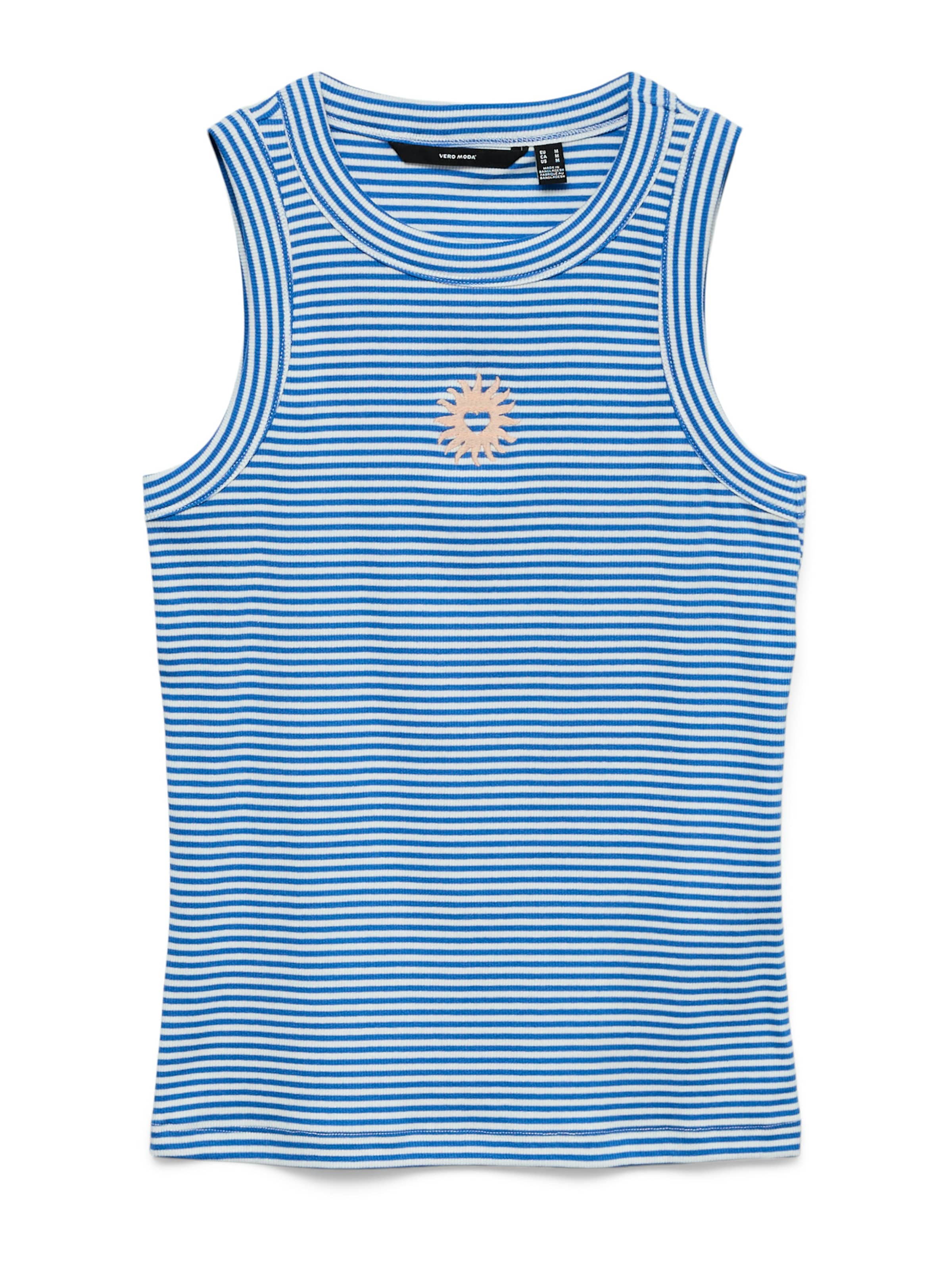 Top de la VERO MODA pe alb: față