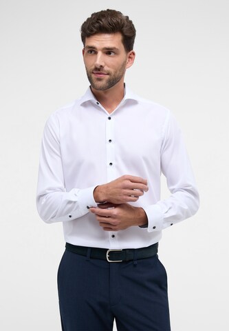 ETERNA Regular fit Zakelijk overhemd in Wit: voorkant